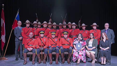 Group photo of the awards recipients and North District Commanding Officers