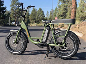 legal green electric bike