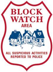 Block Watch sign