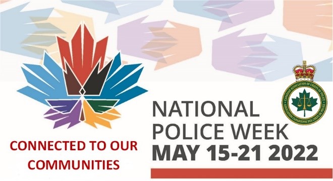 Logo for National Police Week, May 15-21 2022