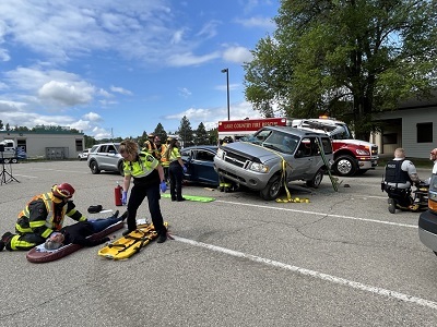 Cst. Brandwyn Rigby, co-organizes impactful Road Safety Event at George Elliot Secondary School